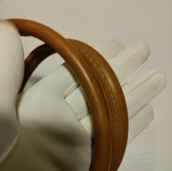 Coach Vintage Bonnie Legacy Linen And Leather Satchel Purse A 1P 9436 👓RARE👓 - Picture 8 of 11